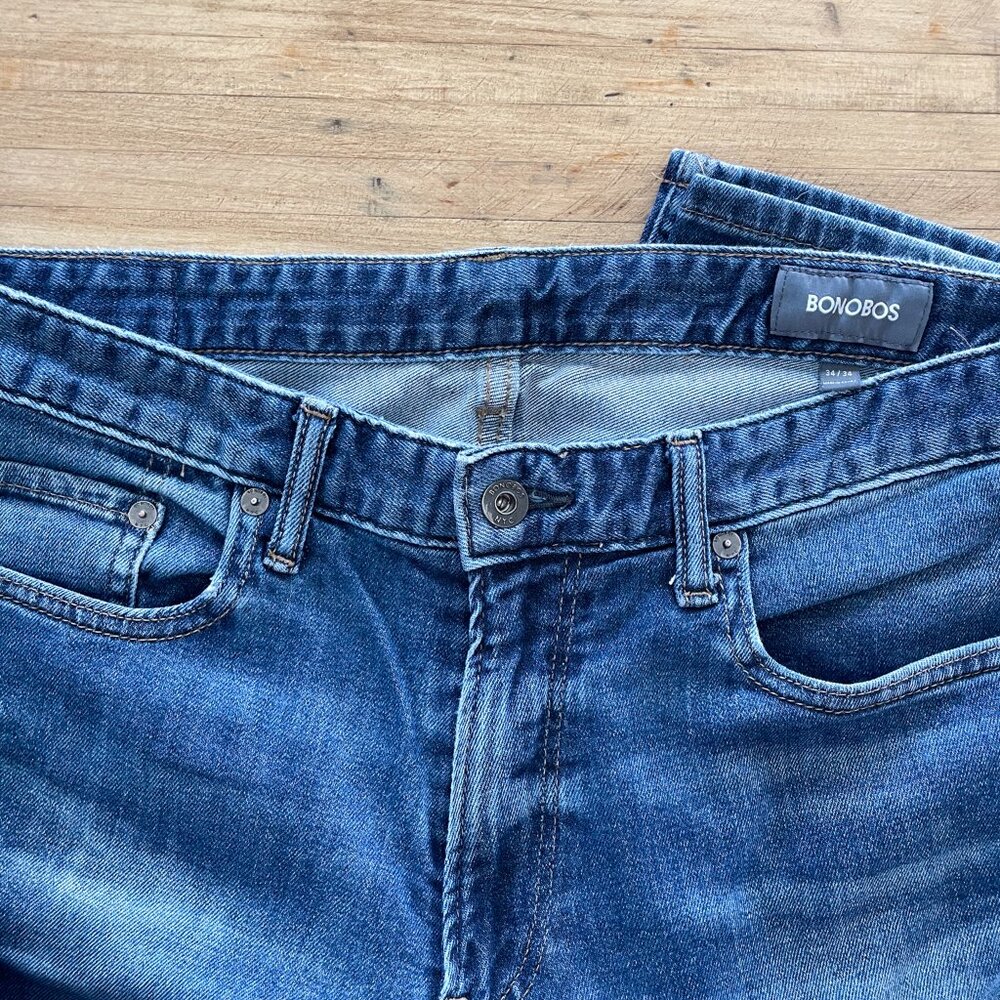 Bonobos Slim Straight Jeans - Men's Size 34x32 (Gently Worn)